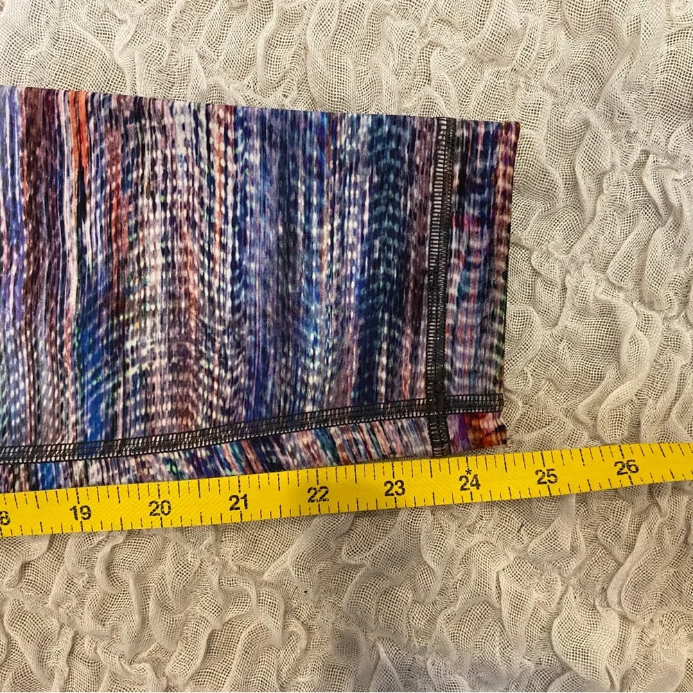 Lululemon Wunder Train High Rise Leggings 25” Digital Multi Oasis Workout Gear 6